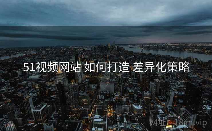 51视频网站 如何打造 差异化策略  第2张