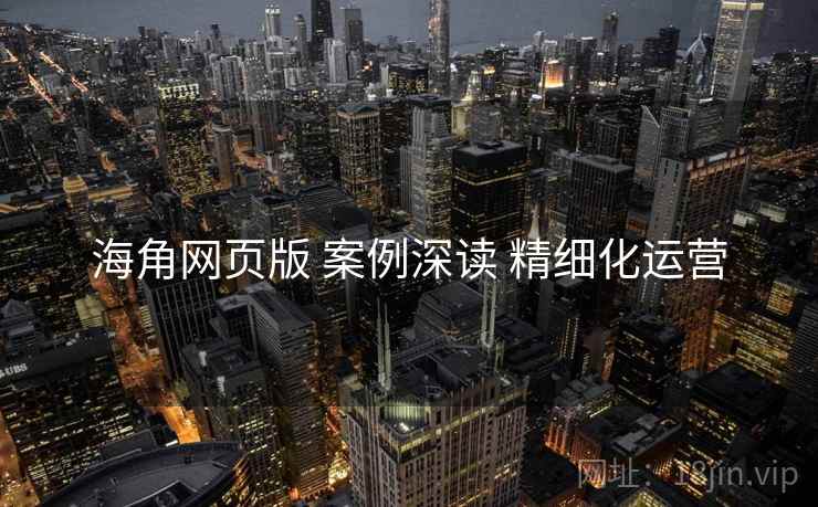 海角网页版 案例深读 精细化运营  第2张