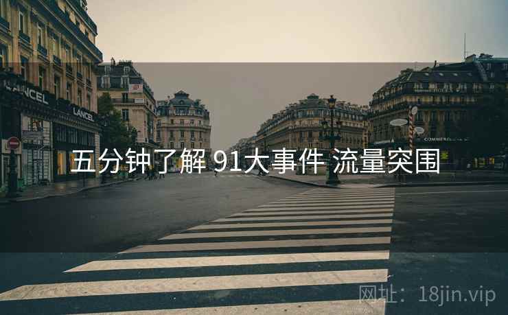 五分钟了解 91大事件 流量突围  第2张