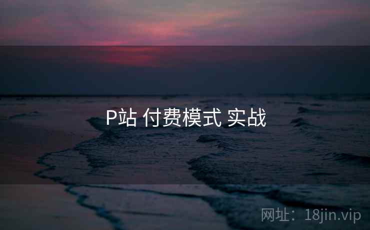 P站 付费模式 实战  第1张