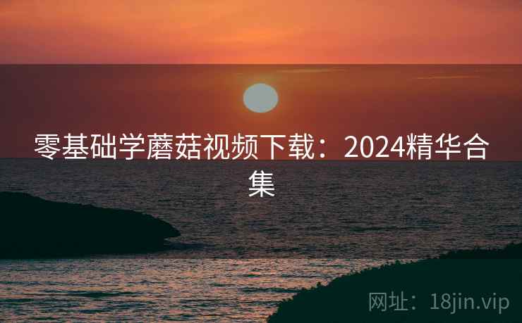 零基础学蘑菇视频下载：2024精华合集  第2张