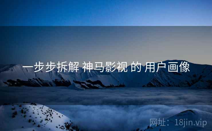 一步步拆解 神马影视 的 用户画像  第2张