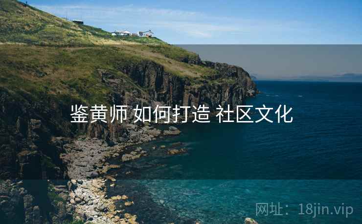 鉴黄师 如何打造 社区文化  第2张