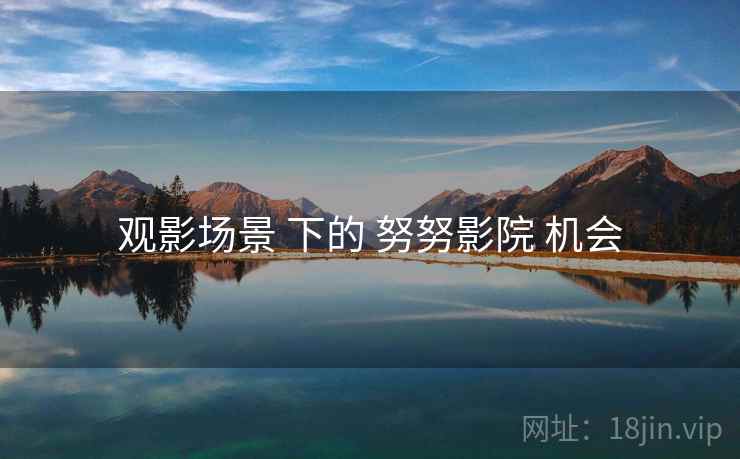 观影场景 下的 努努影院 机会  第2张