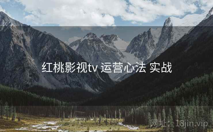 红桃影视tv 运营心法 实战  第1张